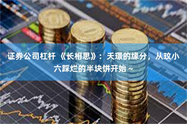 证券公司杠杆 《长相思》：夭璟的缘分，从玟小六踩烂的半块饼开始～