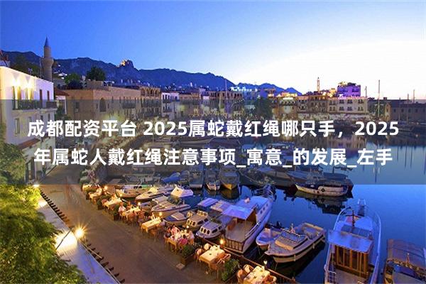 成都配资平台 2025属蛇戴红绳哪只手，2025年属蛇人戴红绳注意事项_寓意_的发展_左手