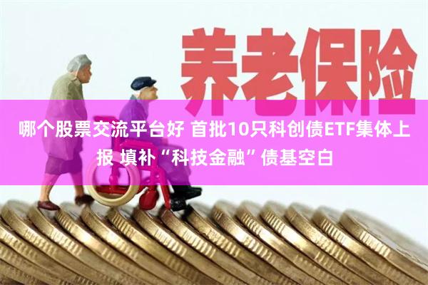 哪个股票交流平台好 首批10只科创债ETF集体上报 填补“科技金融”债基空白